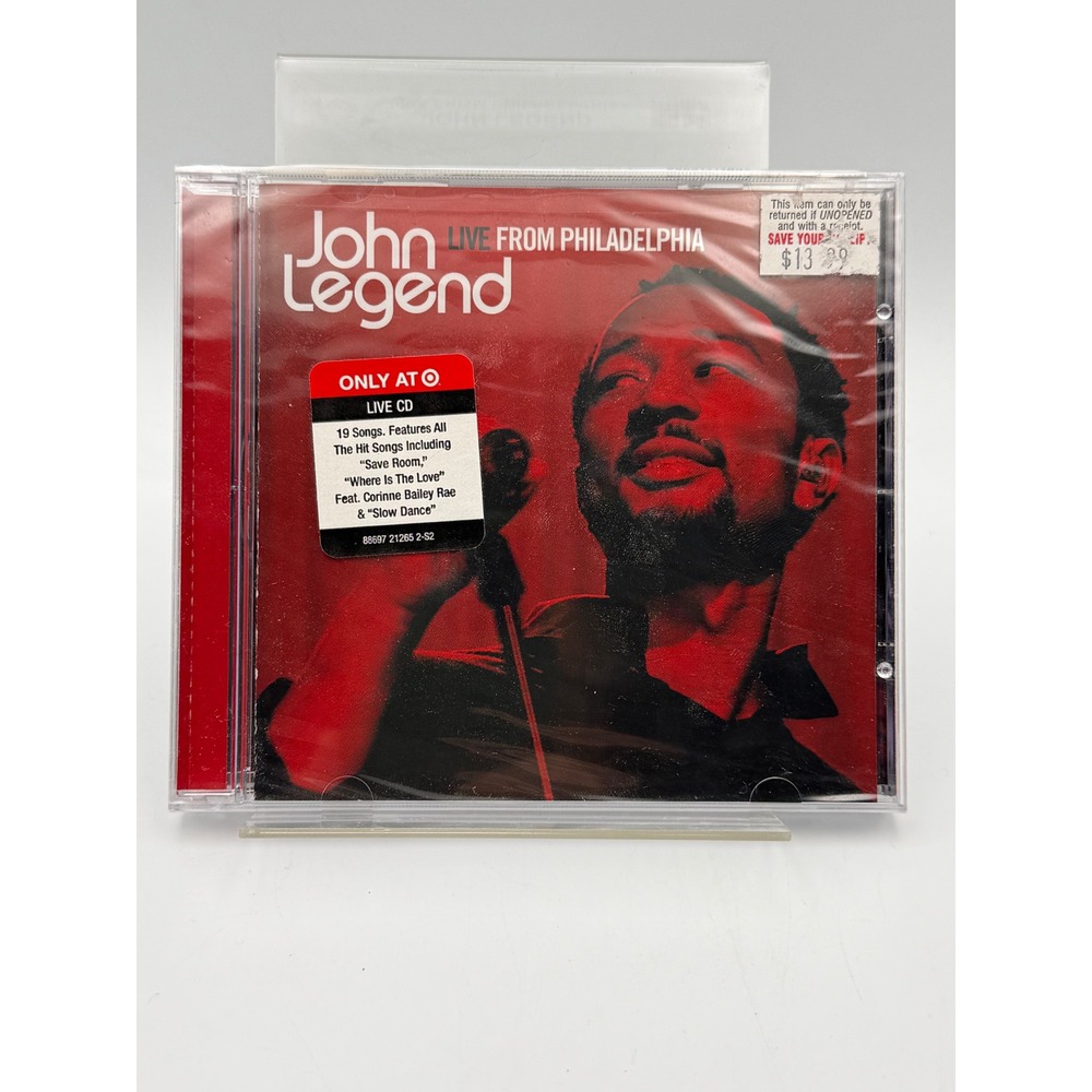 John Legend Live From Philadelphia CD 2008 Target Exclusive Sealed 19 Tracks